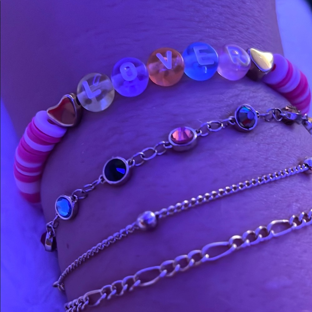 Colorful Beaded Taylor Swift Lover Bracelet